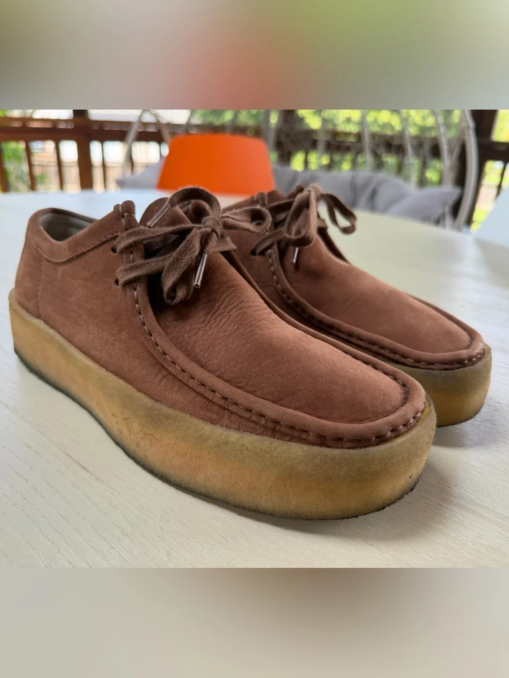 Clarks Mens Shoes Wallabee Cup Tan Nubuck 9.5 26167989